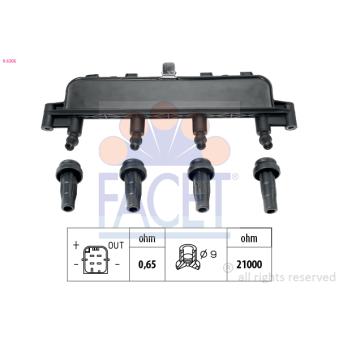 Bobine d'allumage FACET OEM 133818
