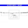 ATE 24.3727-1097.2 - Tirette à câble, frein de stationnement