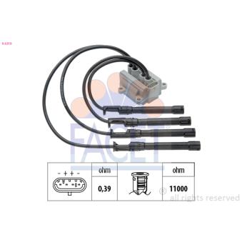 Bobine d'allumage FACET OEM 2244800QAD
