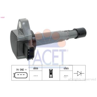 Bobine d'allumage FACET OEM 30520RCAA02