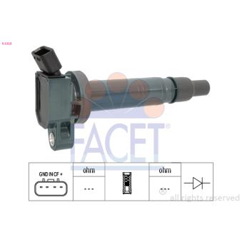 Bobine d'allumage FACET OEM 133874