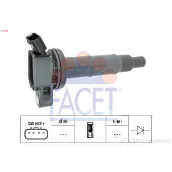 Bobine d'allumage FACET OEM 9008019023