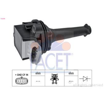 Bobine d'allumage FACET OEM 30713417