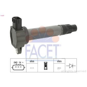 Bobine d'allumage FACET 9.6397