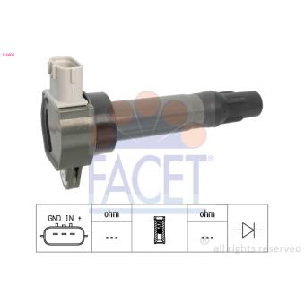 Bobine d'allumage FACET 9.6405