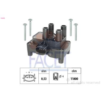 Bobine d'allumage FACET OEM 1S7G12029AC Bobine d'allumage FACET OEM 1S7G12029AC