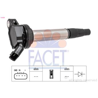 Bobine d'allumage FACET OEM 9091902252