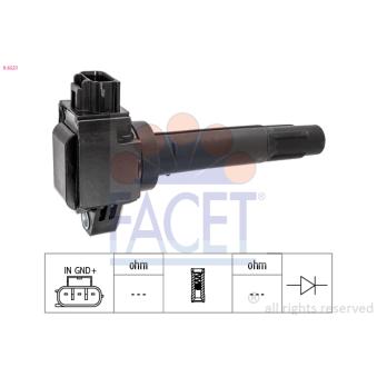 Bobine d'allumage FACET OEM 33400M68P10
