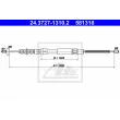ATE 24.3727-1310.2 - Tirette à câble, frein de stationnement