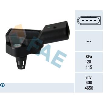 Capteur, pression du tuyau d'admission FAE OEM 036906051E