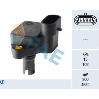 Capteur, pression du tuyau d'admission FAE OEM 19207T Capteur, pression du tuyau d'admission FAE OEM 19207T