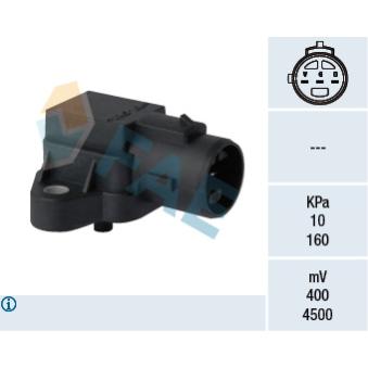 Capteur, pression du tuyau d'admission FAE 15076