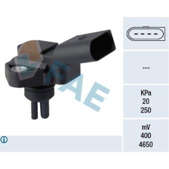 Capteur, pression du tuyau d'admission FAE 15093