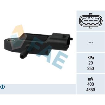 Capteur, pression du tuyau d'admission FAE OEM 8200225971