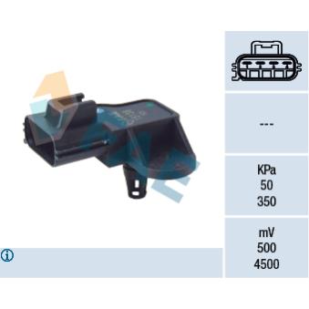 Capteur, pression du tuyau d'admission FAE OEM 31216308