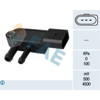 Capteur, pression des gaz échappement FAE OEM 076906051A