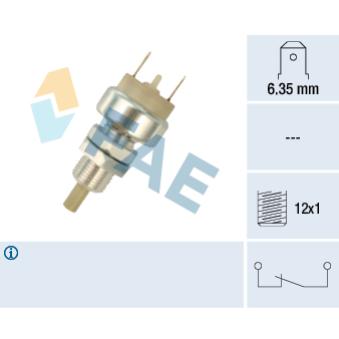 Interrupteur des feux de freins FAE 24150 pour MERCEDES-BENZ T1 307 D 2.4 - 72cv