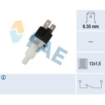 Interrupteur des feux de freins FAE 24200 pour OPEL COMBO 1.2 - 45cv