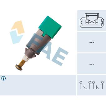 Interrupteur des feux de freins FAE 24904 pour RENAULT LATITUDE 2.0 DCI 175 - 173cv