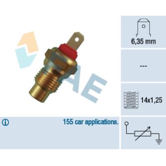 Sonde de température, liquide de refroidissement FAE 31370