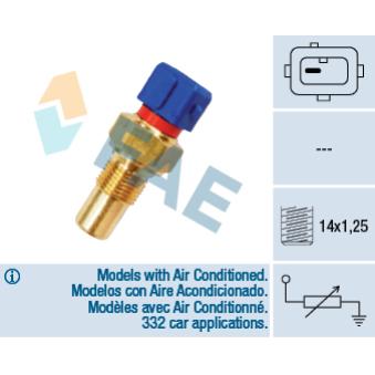 Sonde de température, liquide de refroidissement FAE OEM 133809