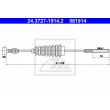 ATE 24.3727-1914.2 - Tirette à câble, frein de stationnement