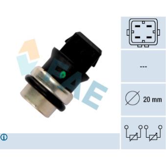 Sonde de température, liquide de refroidissement FAE OEM 357919501B
