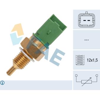 Sonde de température, liquide de refroidissement FAE OEM 9636777180