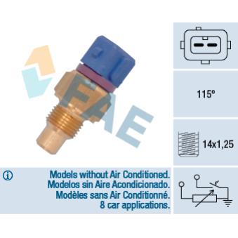 Sonde de température, liquide de refroidissement FAE OEM 133848