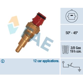 Interrupteur de température, ventilateur de radiateur FAE 36120