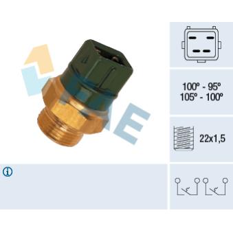 Interrupteur de température, ventilateur de radiateur FAE 38010