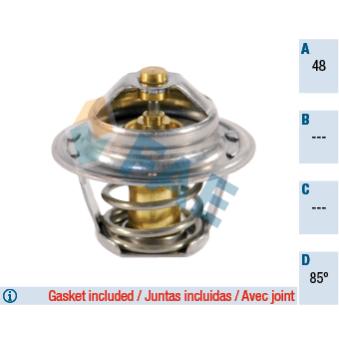 Thermostat d'eau FAE OEM 6124378