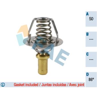 Thermostat d'eau FAE OEM 6001543366