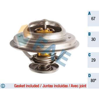 Thermostat d'eau FAE OEM 93501145