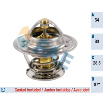 Thermostat d'eau FAE OEM 6801587