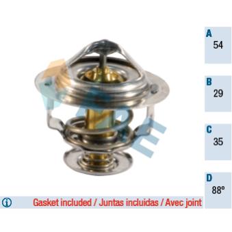 Thermostat d'eau FAE OEM 2120096012