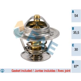 Thermostat d'eau FAE OEM 81TF8575DA