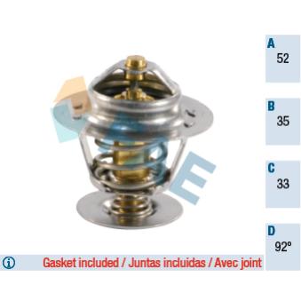 Thermostat d'eau FAE OEM 1001993