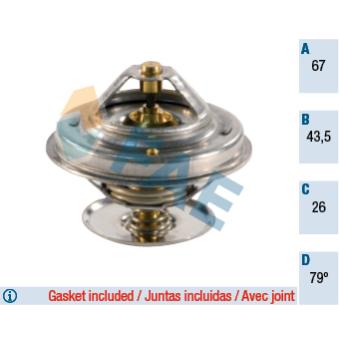 Thermostat d'eau FAE OEM 0012039075