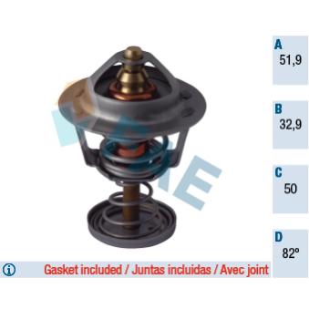 Thermostat d'eau FAE OEM 1338E8