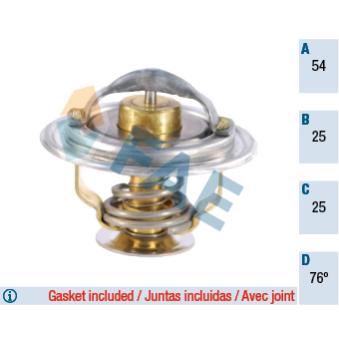 Thermostat d'eau FAE OEM 4400106