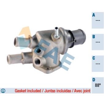 Thermostat d'eau FAE OEM 60815741 Thermostat d'eau FAE OEM 60815741
