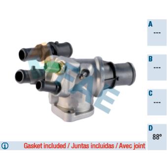 Thermostat d'eau FAE OEM 60816317
