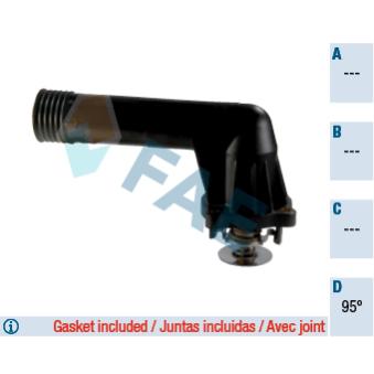 Thermostat d'eau FAE OEM 11531739755
