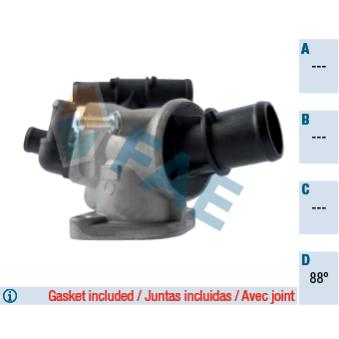 Thermostat d'eau FAE OEM 46758434 Thermostat d'eau FAE OEM 46758434