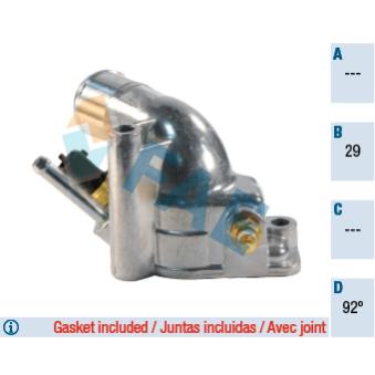 Thermostat d'eau FAE OEM 6338035
