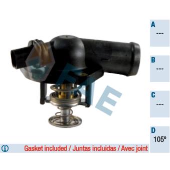 Thermostat d'eau FAE OEM 032121111BN Thermostat d'eau FAE OEM 032121111BN