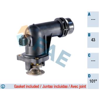 Thermostat d'eau FAE OEM 11531436042