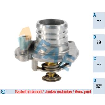 Thermostat d'eau FAE OEM 9158251 Thermostat d'eau FAE OEM 9158251