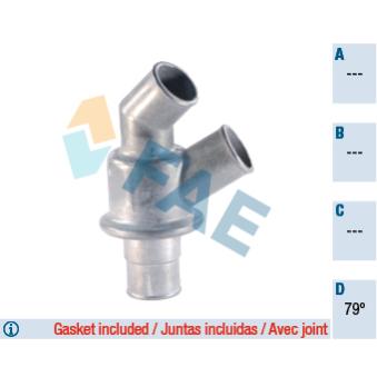 Thermostat d'eau FAE OEM FA03222107 Thermostat d'eau FAE OEM FA03222107